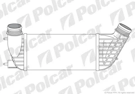 Интеркулер Polcar 2397J8-2