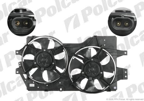Вентилятор радиатора Polcar 240123W1