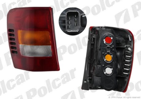 Фонарь задний Polcar 240688
