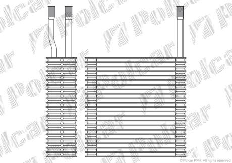Испаритель кондиционера Polcar 2406P8-1