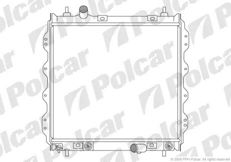Радиаторы охлаждения (PJ) Polcar 245008-1