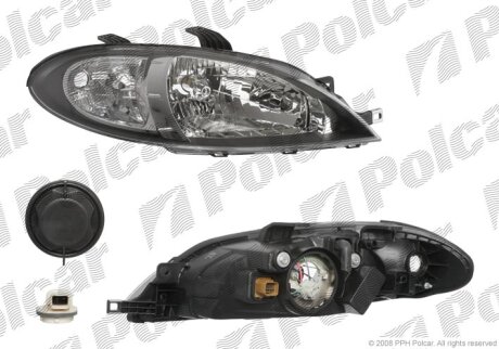 Фара основная правая Polcar 250510-E
