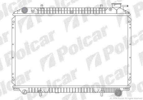 Радиатор охлаждения Polcar 275008-6