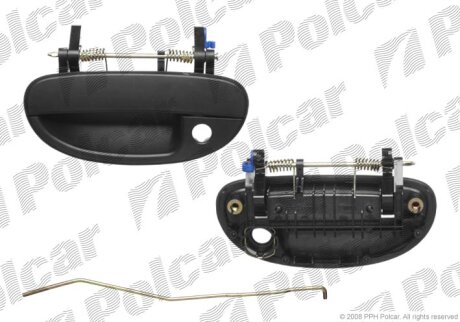 Ручка двери передней наружная левая Polcar 2922Z-41