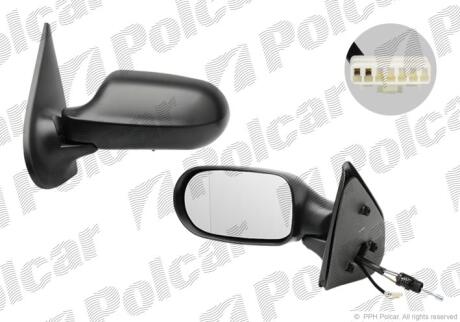 Зеркало наружное заднего вида Polcar 3006512M