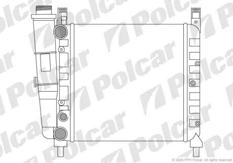 Радиаторы охлаждения (P) Polcar 301608-3