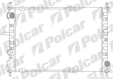 Радиаторы охлаждения (ZJ) Polcar 301808A2