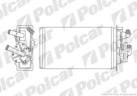 Радиатор отопителя Polcar 3026N8-2