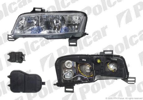 Фара основная правая Polcar 303009-E