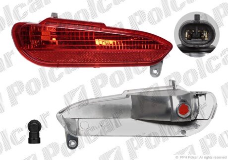 Задний противотуманный фонарь Polcar 303697-X