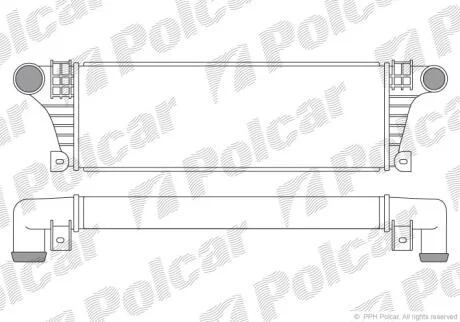 Интеркулер Polcar 3050J8-1