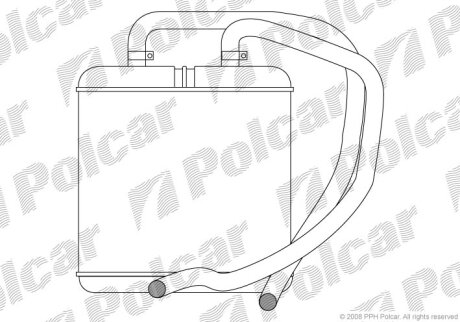 Радиатор отопителя Polcar 3052N8-1