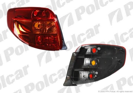 Фонарь задний Polcar 307587-E