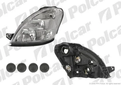 Фара основная правая Polcar 308010-E