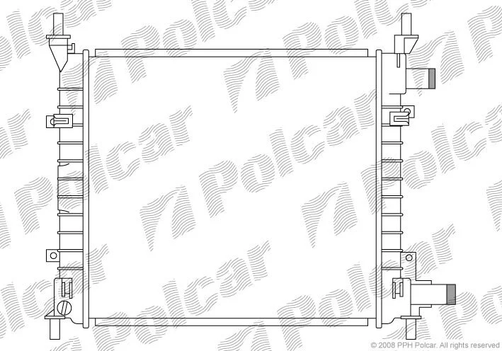 Радиаторы охлаждения (PJ) Polcar 320008A2 (фото 1)