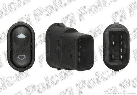 Включатель стеклоподъемника Polcar 3207P-71