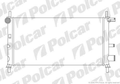 Радиатор охлаждения Polcar 321008A6