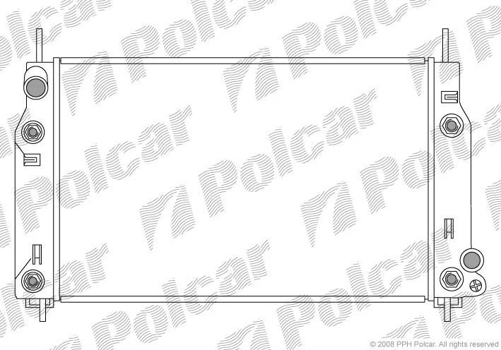 Радиатор охлаждения двигателя Polcar 321608-5 (фото 1)