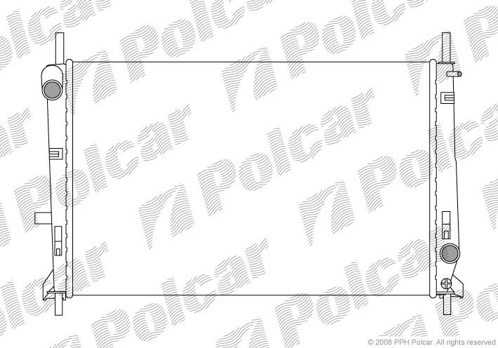 Радиатор охлаждения двигателя Polcar 321708-3 (фото 1)