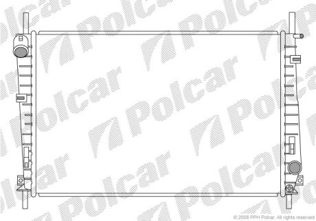 Радиаторы охлаждения (P) Polcar 321808-2