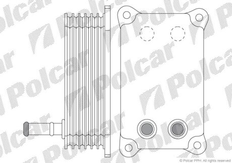 Радиатор масляный Polcar 3218L8-1