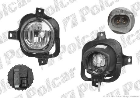 Фара противотуманная Polcar 323329-E
