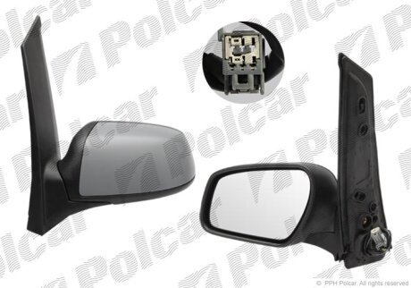 Зеркало наружное заднего вида Polcar 3235523E