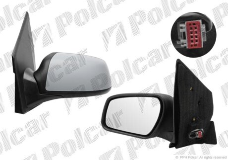 Наружное зеркало Polcar 3237524E