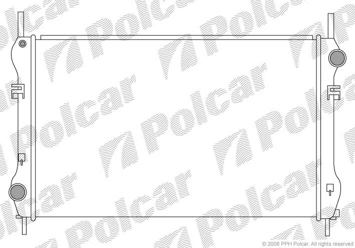 Радиатор охлаждения двигателя Polcar 324708-1 (фото 1)