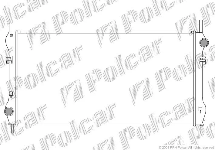 Радиатор охлаждения двигателя Polcar 324708-2 (фото 1)