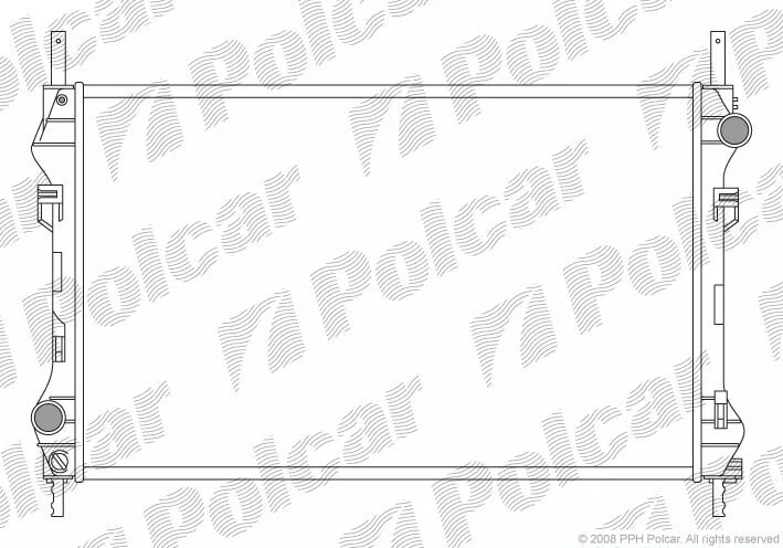 Радиаторы охлаждения (ZJ) Polcar 324708A1 (фото 1)