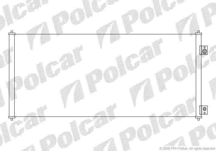 Радиатор кондиционера (Конденсатор) Polcar 3247K8C1S (фото 1)
