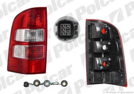 Фонарь задний Polcar 326387-E