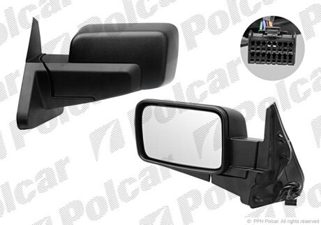 Наружное зеркало Polcar 342052
