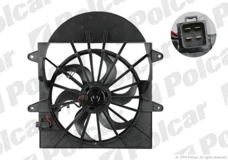 Вентилятор радиатора Polcar 343123W1