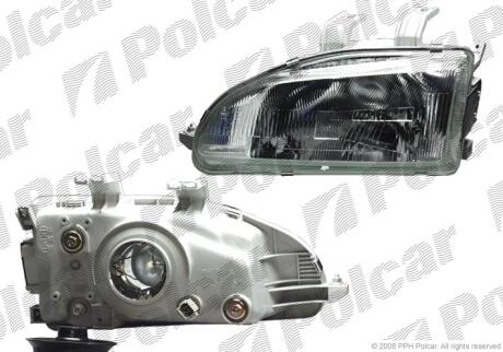 Фара основная правая Polcar 380710-E