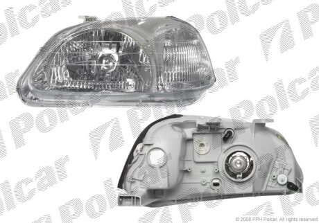 Фара основная левая и правая, комплект Polcar 3810093E