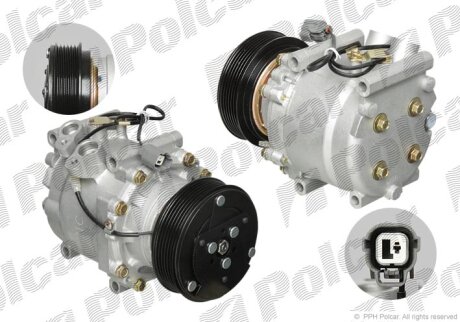 Компрессор кондиционера Polcar 3818KS-1