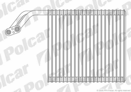 Испаритель кондиционера Polcar 3833P8-1