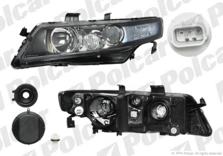 Фара основная правая Polcar 383409-E