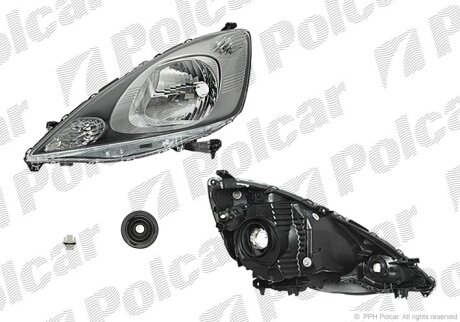 Фара основная левая Polcar 383710-E
