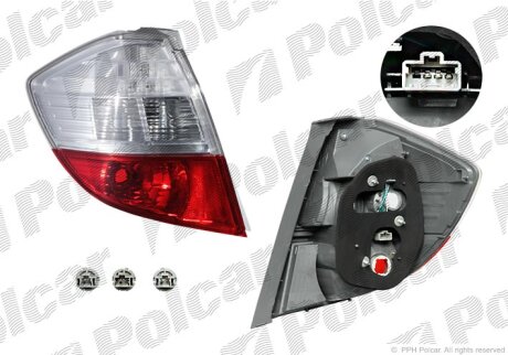 Фонарь задний Polcar 3837870E