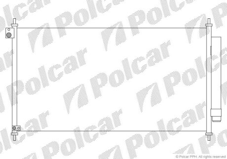 Радиаторы кондиционера (PJ) -Koyo Polcar 38C1K81K
