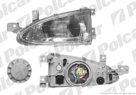 Фара основная левая Polcar 4005093E