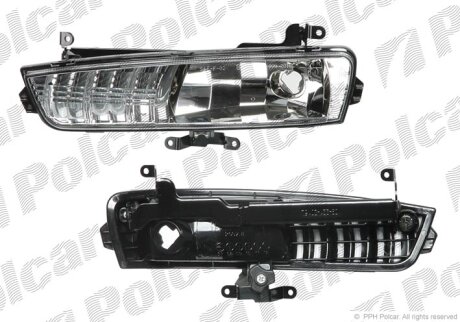 Фара противотуманная Polcar 400930-E