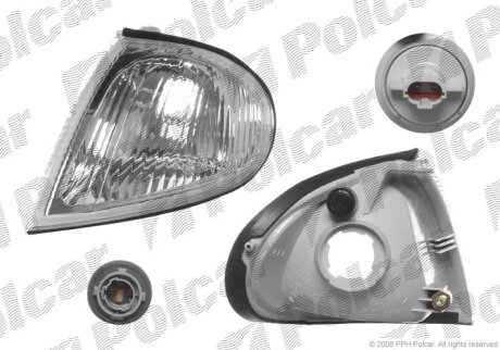 Фонарь указателя поворота Polcar 401219-E
