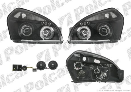 Фара основная левая Polcar 404709BE
