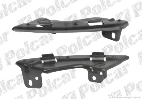 Кронштейн бампера Polcar 404807-6