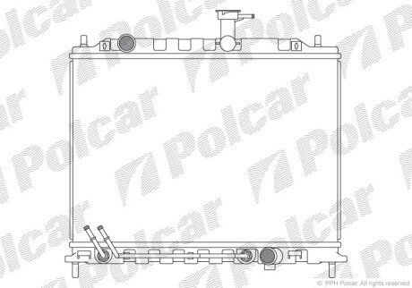 Радиаторы охлаждения (Q) -OEM_OES (Doowon) Polcar 4117084X
