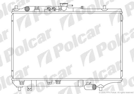 Радиаторы охлаждения (PJ) Polcar 450408-4